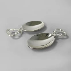 Clearance Pamono Austrian Silver-Plated Oyster Spoons by Solo, 1950s, Set of 6