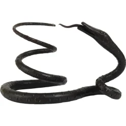 Discount Pamono Austrian Snake Sculpture in Hand Forged Iron in the style of Edgar Brandt, 1920s