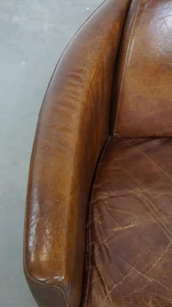 Outlet Pamono Aviator Armchair in Cowhide Leather