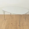 Outlet Pamono B612 Superellipse Dining Table by Piet Hein & Bruno Mathsson for Fritz Hansen, 1960s
