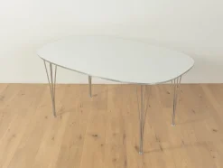 Outlet Pamono B612 Superellipse Dining Table by Piet Hein & Bruno Mathsson for Fritz Hansen, 1960s