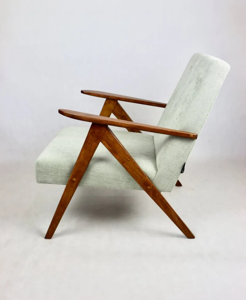 Pamono B-310 VAR Armchair Light Green, 1970s> Lounge Chairs & Armchairs