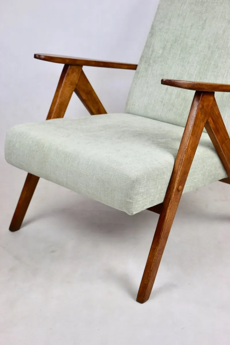 Pamono B-310 VAR Armchair Light Green, 1970s> Lounge Chairs & Armchairs