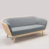 Best Pamono Bôa Rattan Sofa with Gabriel Fabrics Medley 6608 Cushion by At-Once for Orchid Edition