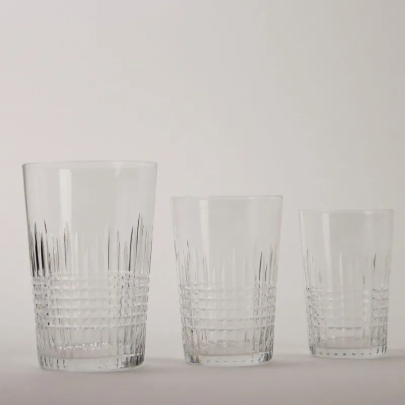 Pamono Baccarat Crystal Glasses Model Nancy, Set of 20> Glassware