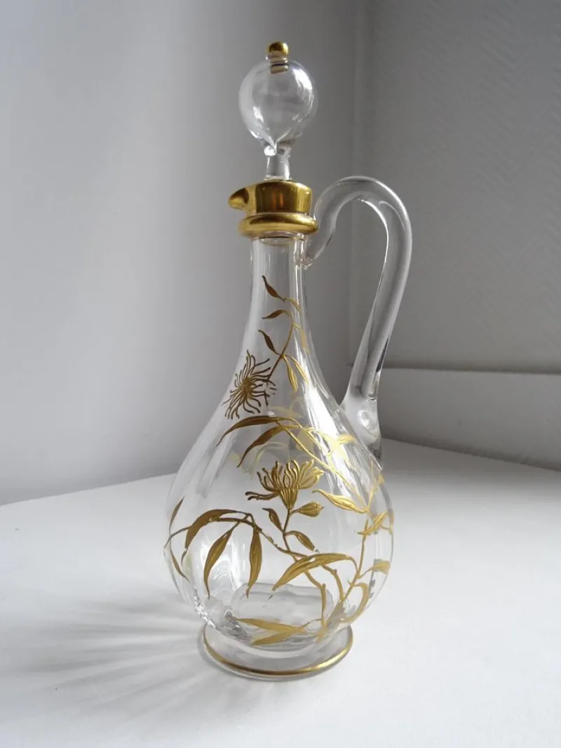 Pamono Baccarat Liqueur Set from Nancy, France, 1890s> Glassware