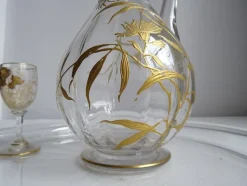 Pamono Baccarat Liqueur Set from Nancy, France, 1890s><noscript><img width=