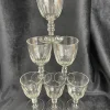 Hot Pamono Baccarat Médicis Glasses, Late 19th Century, Set of 6