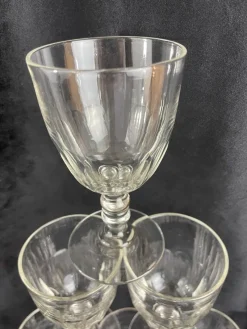 Hot Pamono Baccarat Médicis Glasses, Late 19th Century, Set of 6