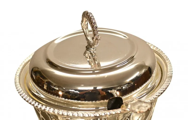 Discount Pamono Bain Marie Plated Silver Plate Lazy Susan Hot Food Server