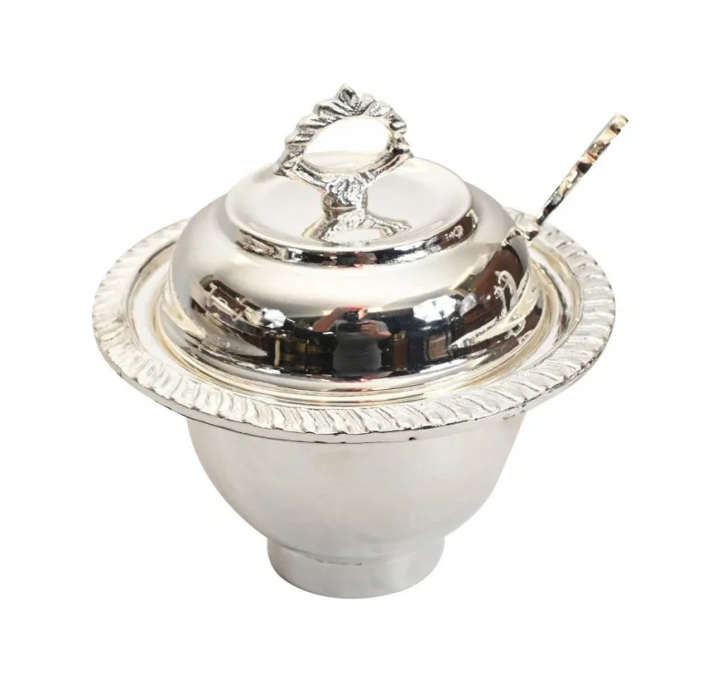 Discount Pamono Bain Marie Plated Silver Plate Lazy Susan Hot Food Server