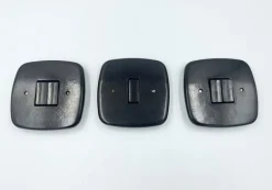 Pamono Bakelite Light Switches, 1940s , Set of 3><noscript><img width=
