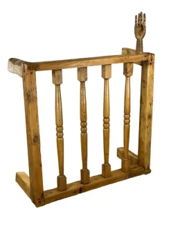 Pamono Balcony or Turned Wooden Railing> Architectural Elements