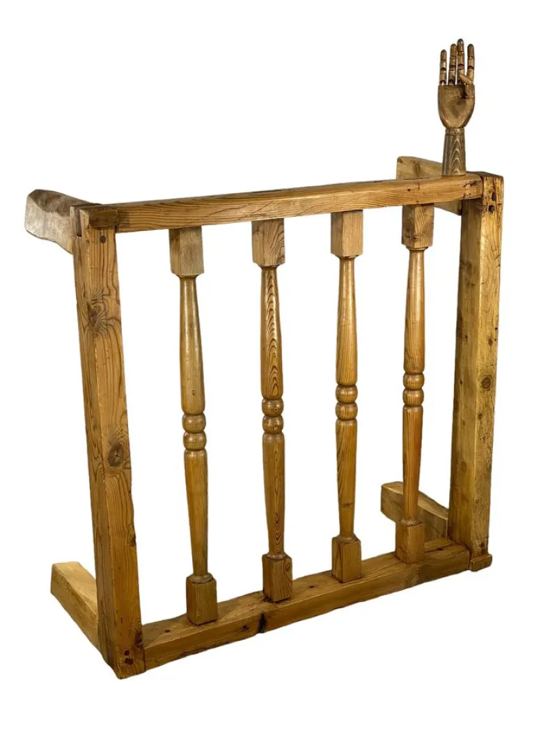 Pamono Balcony or Turned Wooden Railing> Architectural Elements
