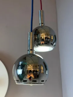 Clearance Pamono Ball Lamp in Chrome from Sölken