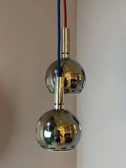 Clearance Pamono Ball Lamp in Chrome from Sölken