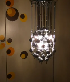 Pamono Ball Pendant Lamp by Verner Panton for J. Luber, Denmark, 1970s><noscript><img width=