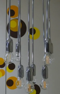 Pamono Ball Pendant Lamp by Verner Panton for J. Luber, Denmark, 1970s><noscript><img width=