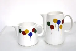 Best Pamono Balloon Birthday Service from Waechtersbach, 1970s, Set of 8