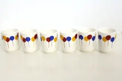Best Pamono Balloon Birthday Service from Waechtersbach, 1970s, Set of 8