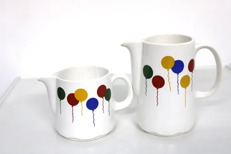 Clearance Pamono Balloon Birthday Service from Waechtersbach, 1970s, Set of 8