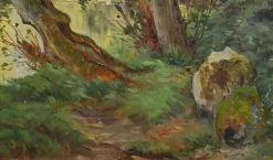 Pamono Ballue, The River, 1890s, Oil on Canvas, Framed><noscript><img width=