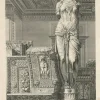 Pamono Baltard, Architectural Illustration of a Caryatid, Cabinet d'Henri IV, 1800, Engraving