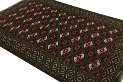 Pamono Baluch Rug in Red and Green Patterns from R&K Principal Jahanshah Nazmiyal> Carpets & Textiles|Carpets & Textiles