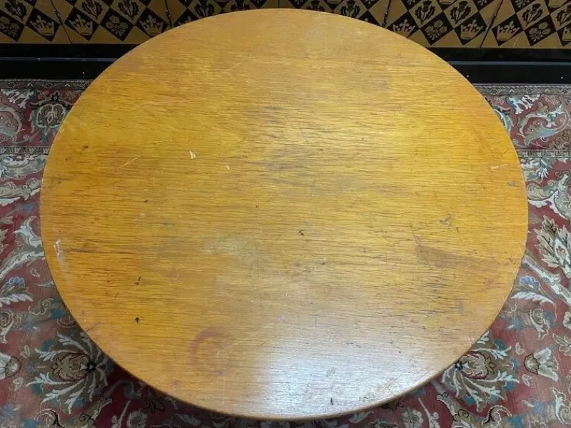 Online Pamono Bamboo and Oak Garden Table