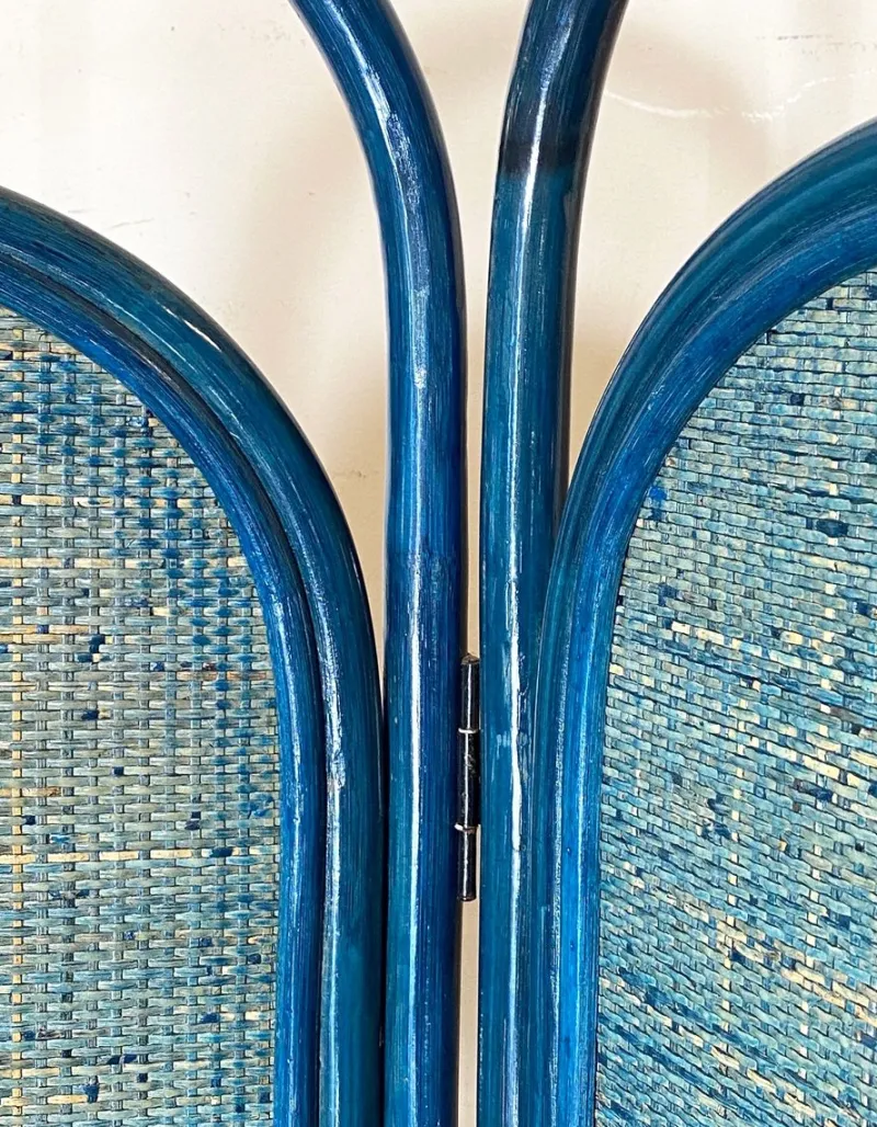 Pamono Bamboo and Wicker Room Divider, 1980s> Room Dividers & Screens