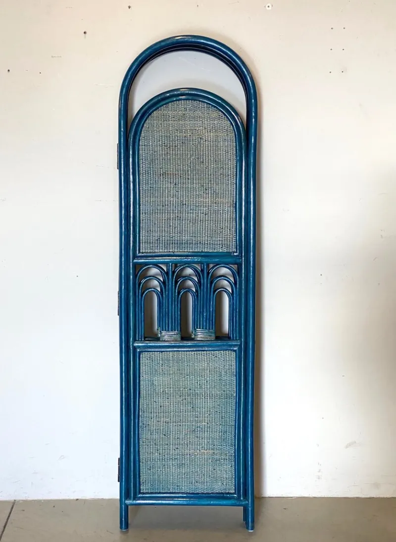 Pamono Bamboo and Wicker Room Divider, 1980s> Room Dividers & Screens