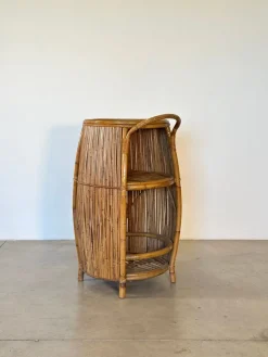 Pamono Bamboo Bar Cabinet, 1970s> Cabinets & Wardrobes