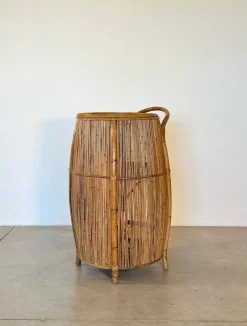 Pamono Bamboo Bar Cabinet, 1970s><noscript><img width=