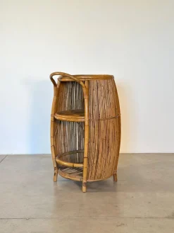 Pamono Bamboo Bar Cabinet, 1970s><noscript><img width=