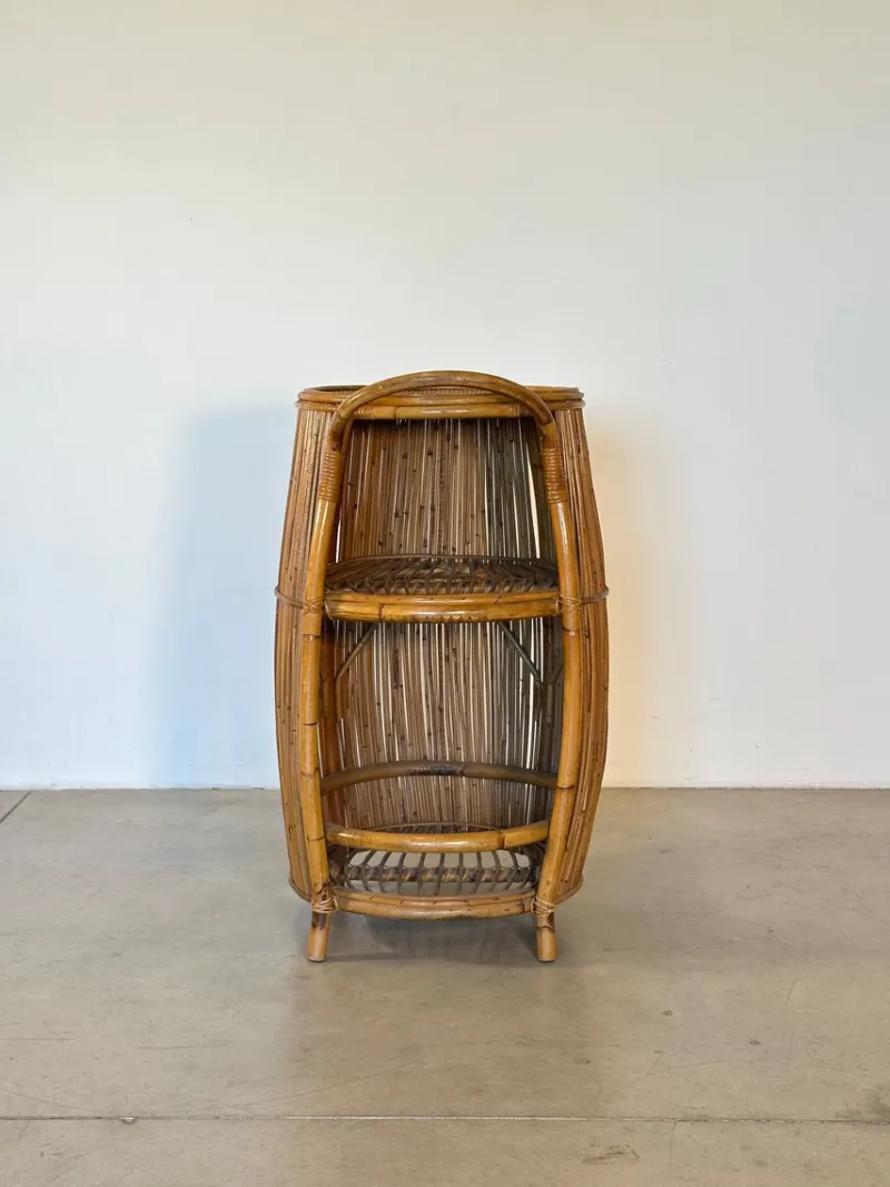 Pamono Bamboo Bar Cabinet, 1970s> Cabinets & Wardrobes