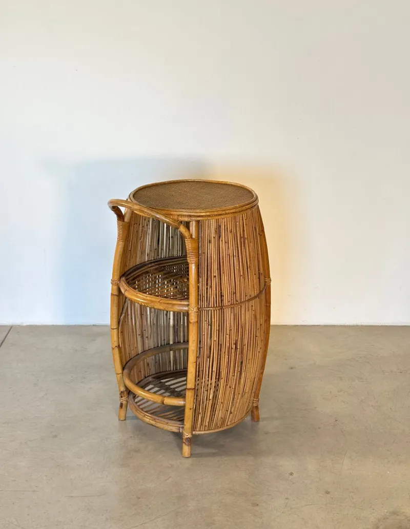 Pamono Bamboo Bar Cabinet, 1970s> Cabinets & Wardrobes