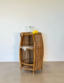 Pamono Bamboo Bar Cabinet, 1970s><noscript><img width=