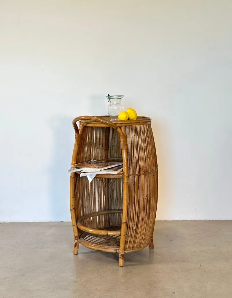 Pamono Bamboo Bar Cabinet, 1970s> Cabinets & Wardrobes
