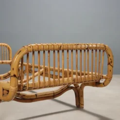 Pamono Bamboo Beds, 1970s, Set of 2><noscript><img width=