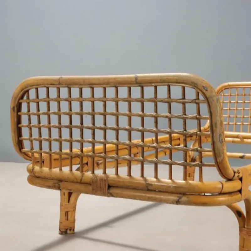 Pamono Bamboo Beds, 1970s, Set of 2> Daybeds & Chaises Lounges