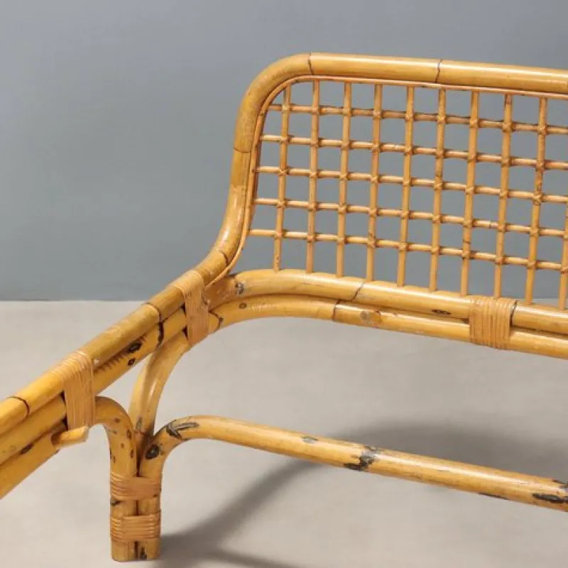 Pamono Bamboo Beds, 1970s, Set of 2> Daybeds & Chaises Lounges