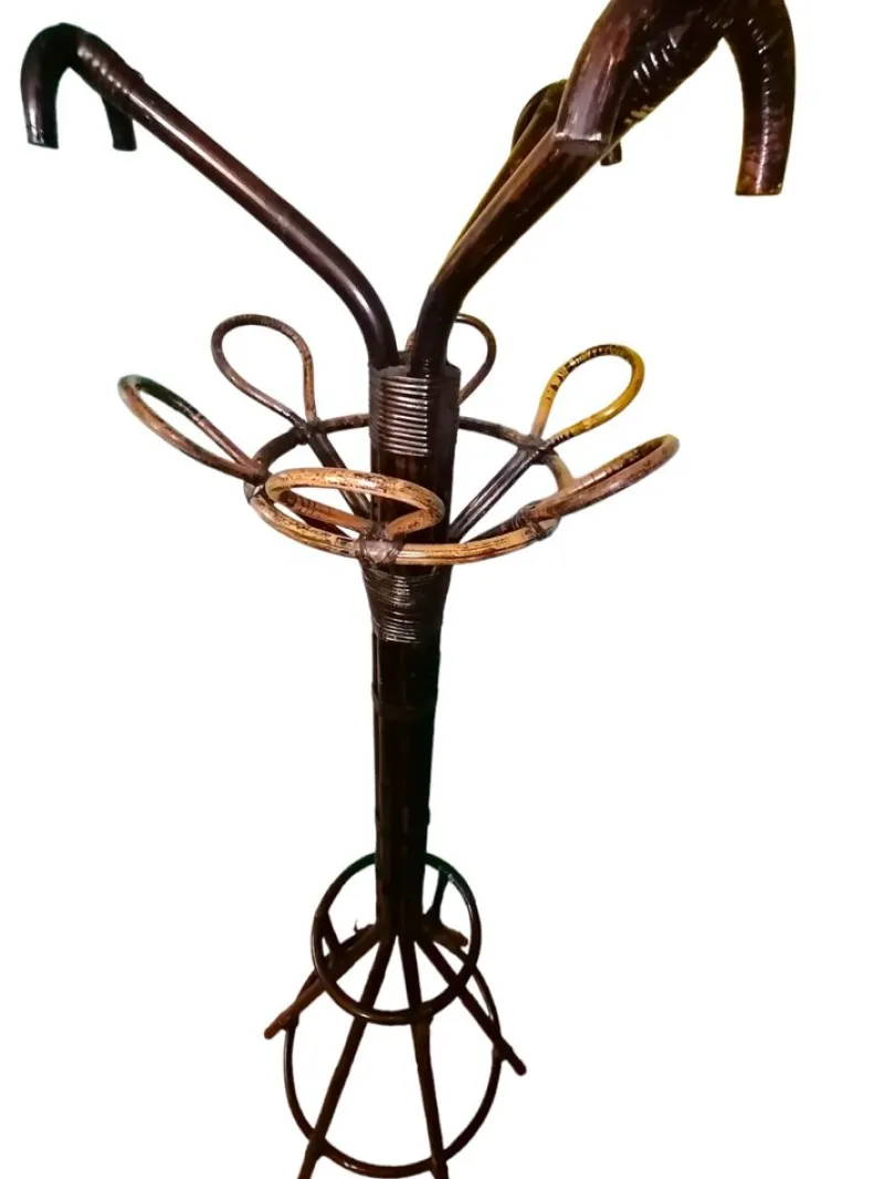 Hot Pamono Bamboo Coat Stand, 1970s