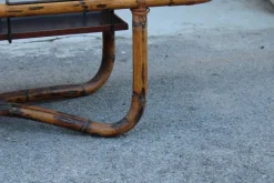 Pamono Bamboo Cocktail Table by Tito Agnoli, 1950s><noscript><img width=