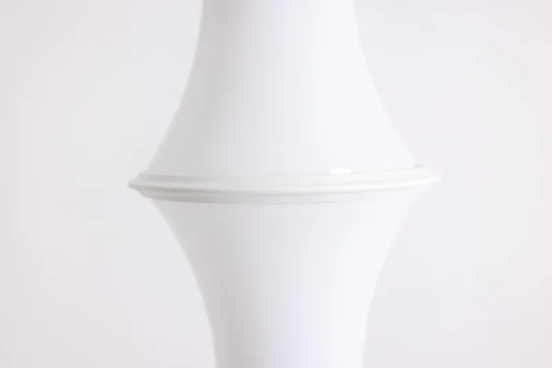 Outlet Pamono Bamboo Floor Lamp in White Opal Glass by Enrico Tronconi, 1970s