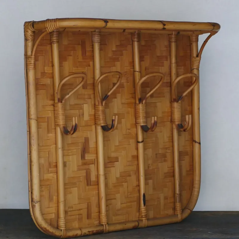 Pamono Bamboo Garment Rack by Franca Helg for Albini, 1960s> Racks, Hooks & Valets