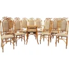 Pamono Bamboo Living Room Set by Giusto Puri Purini, 1950s, Set of 10