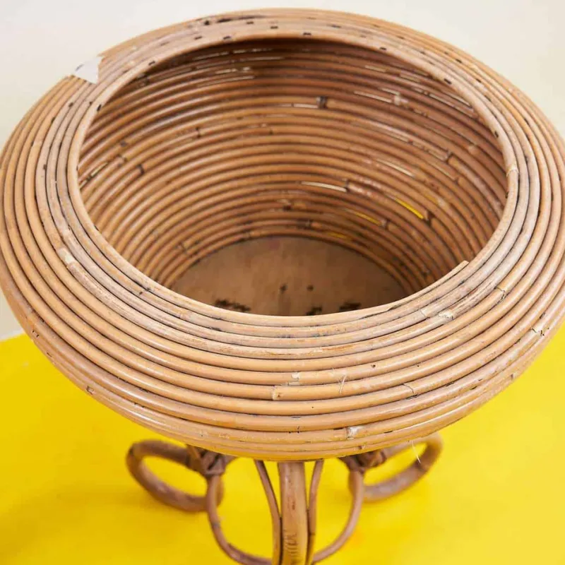 Pamono Bamboo Planters, Set of 2> Planters And Jardiniere