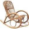 Outlet Pamono Bamboo Rocking Armchair, Italy, 1960s