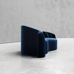 Pamono Baïne Navy Sofa by Jérôme Bugara><noscript><img width=