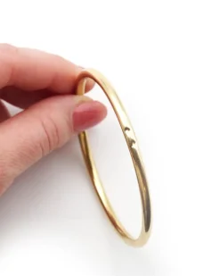 Pamono Bangle Bracelet in Gold><noscript><img width=
